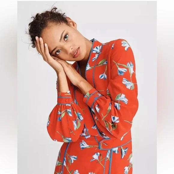 Rag& bone Hugo Floral-Print Jacket Dress - Picture 2 of 6